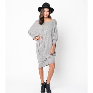 Slouchy sweater dress